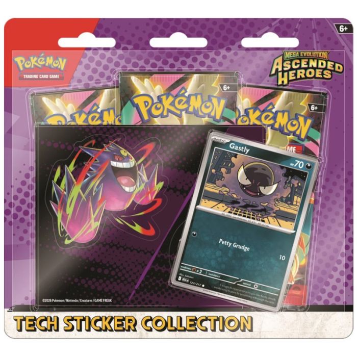Pokemon Ascended Heroes Tech Sticker Collection - Tilfeldig Art (Engelsk)