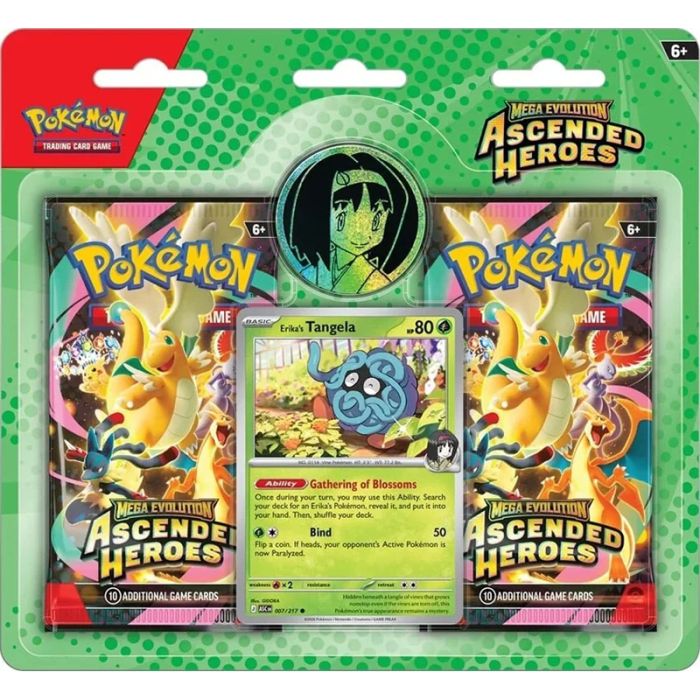 Pokemon Ascended Heroes 2-pk Blister - Tilfeldig Art (Engelsk)