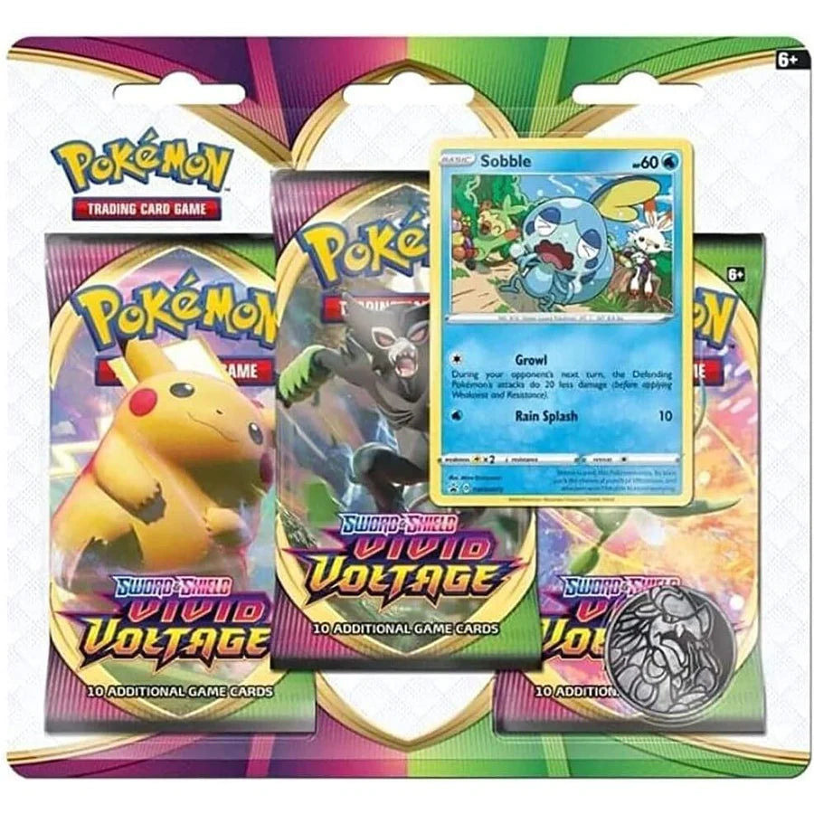 Pokemon Vivid Voltage 3-pk Blister - Sobble (Engelsk)